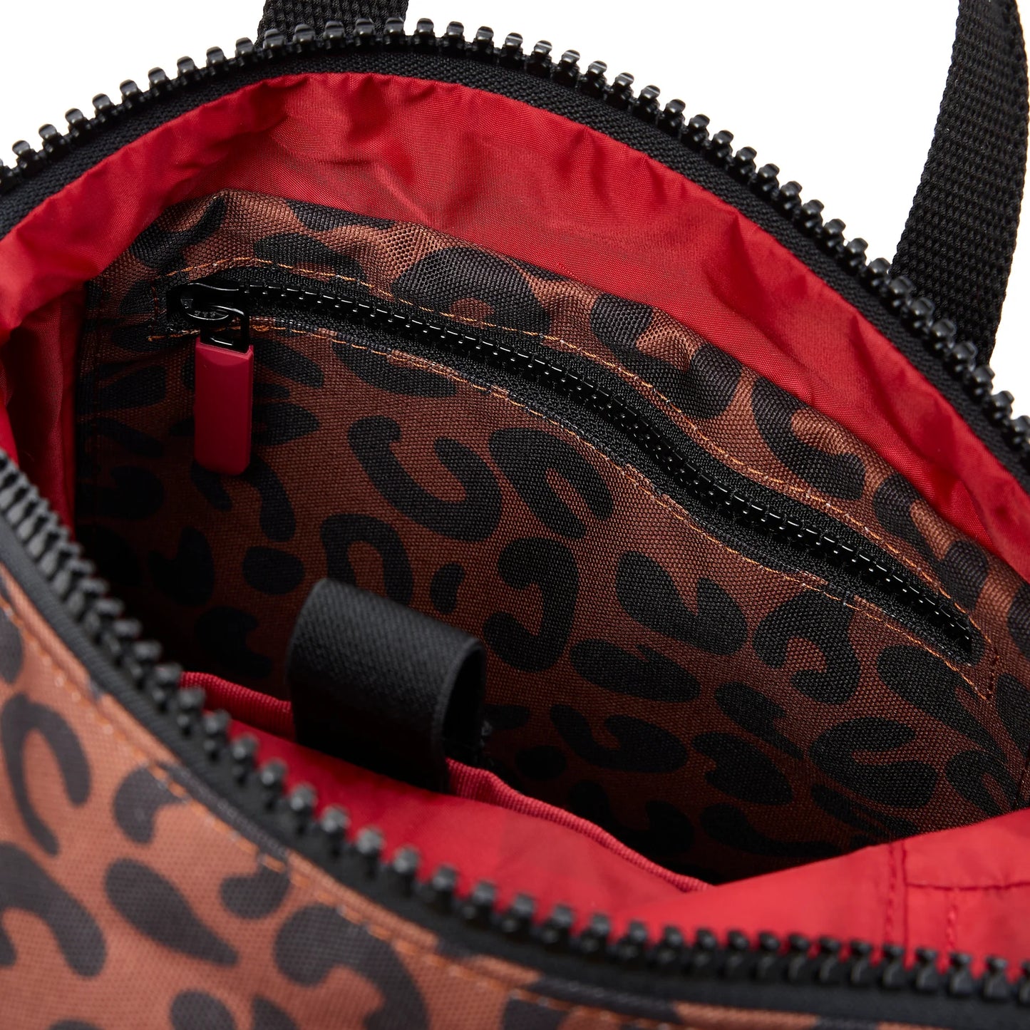 Roka Canfield Small Canvas Scarlet Leopard