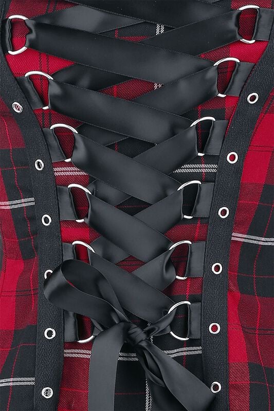 Hell Bunny Harley Tartan Dress Size MEDIUM