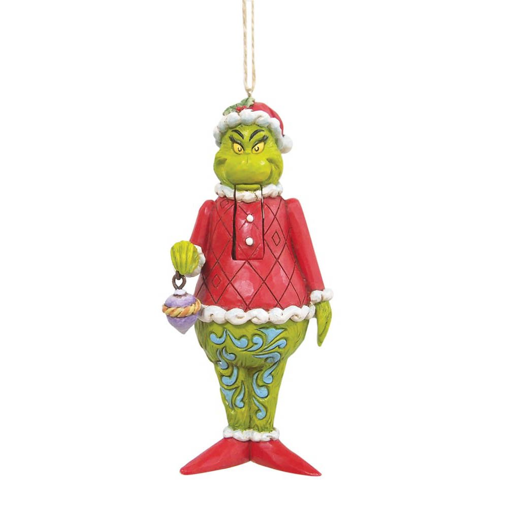 Jim Shore Grinch Nutcracker Hanging Ornament
