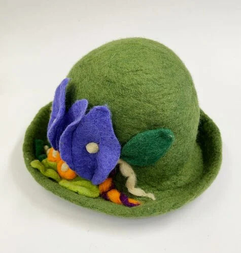 Fashion X Flowers Felt Hat