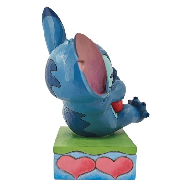Disney Stitch Hugging Heart Figurine