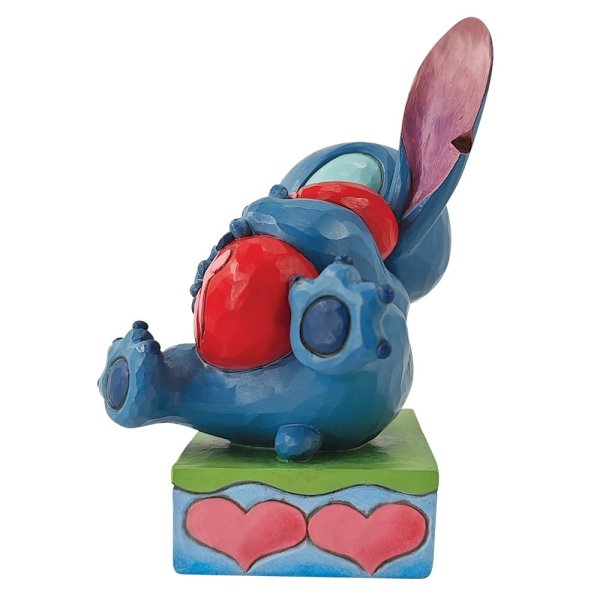 Disney Stitch Hugging Heart Figurine