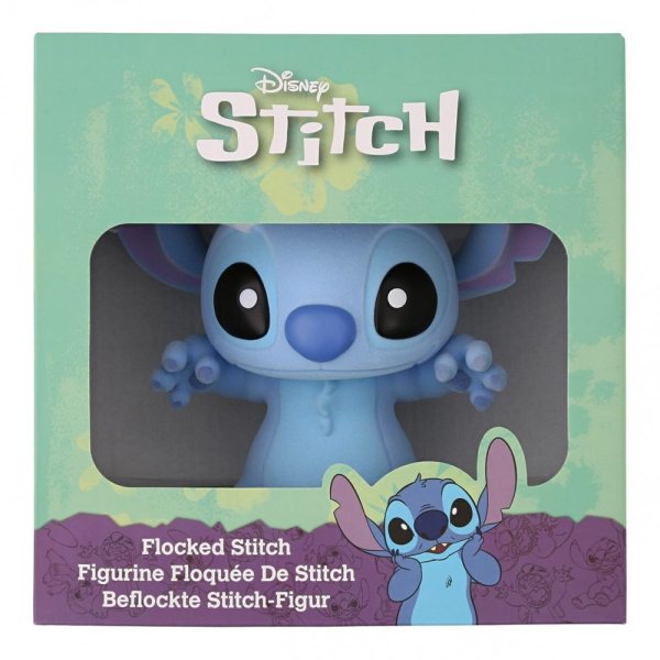 Disney Stitch Large Flocked Stitch Figurine