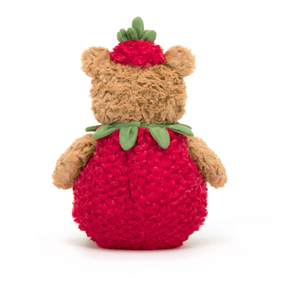 Jelllycat Bartholomew Bear Strawberry