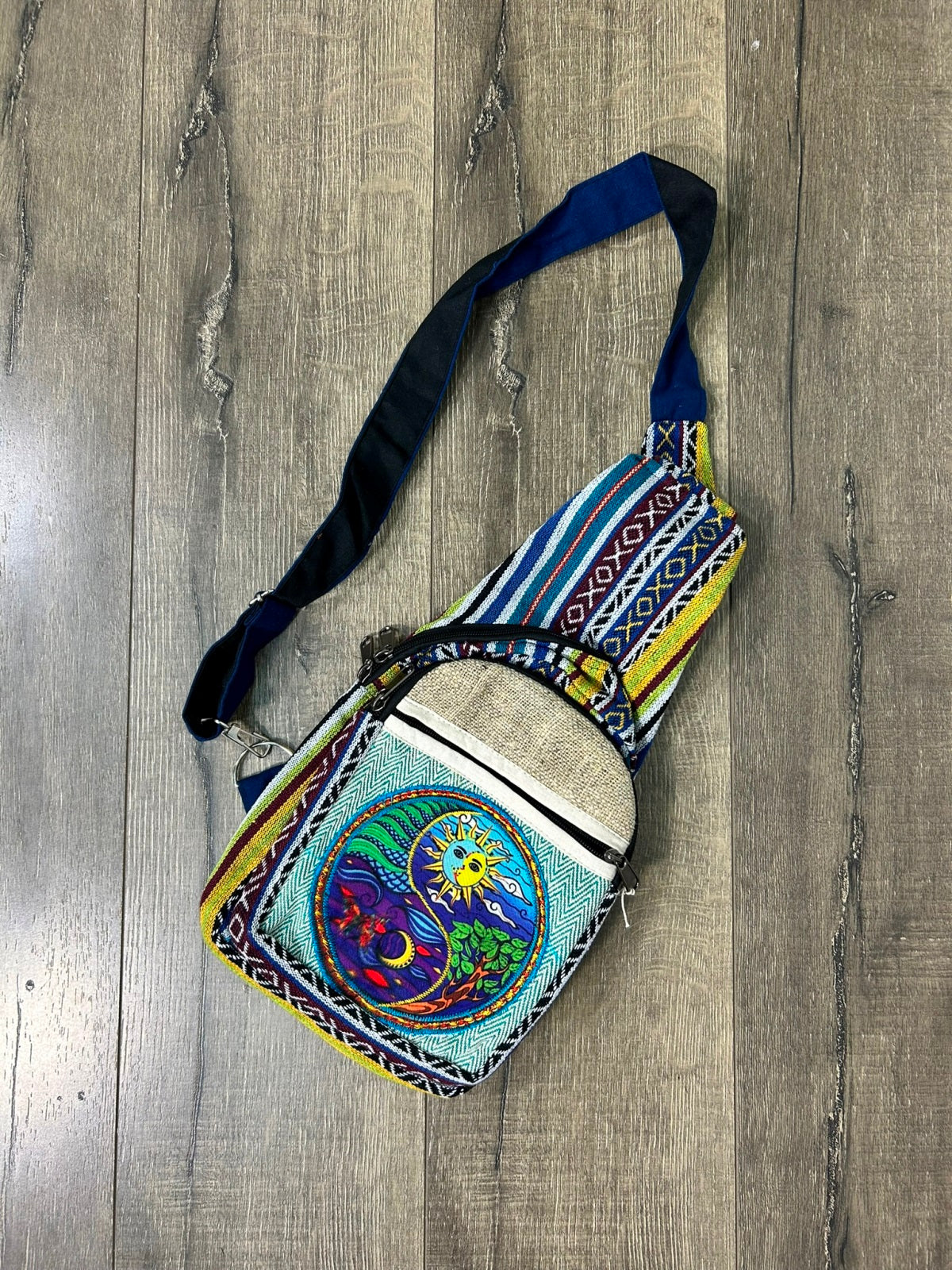 Gringo Gheri Sun And Moon Single Strap Backpack