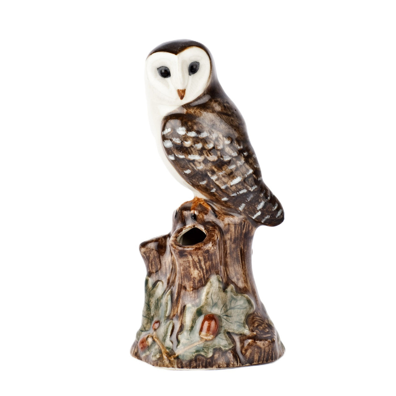 Quail Barn Owl Bud Vase