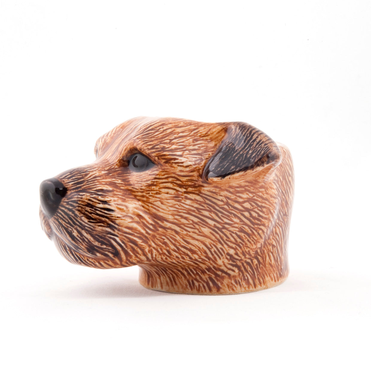 Quail Border Terrier Face Egg Cup