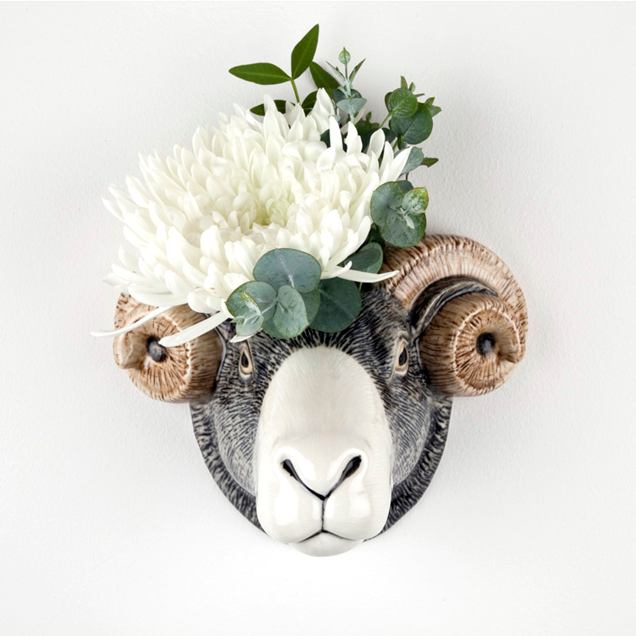 Quail Swaledale Sheep Wall Vase