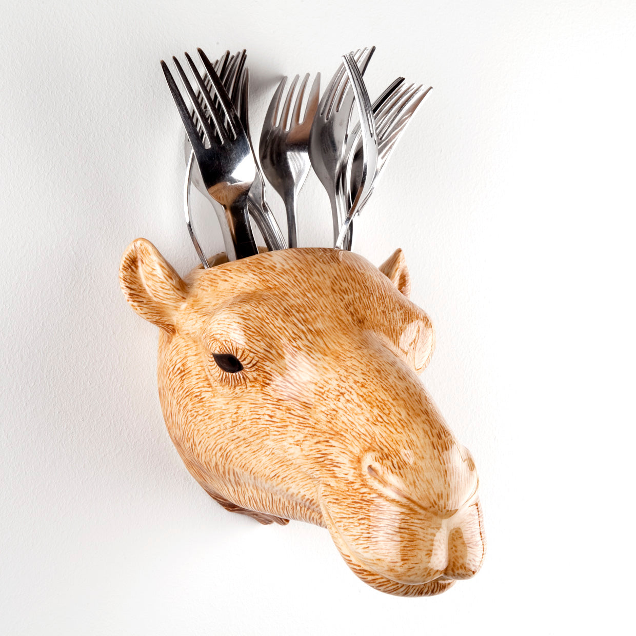 Quail Camel Large Wall Vase