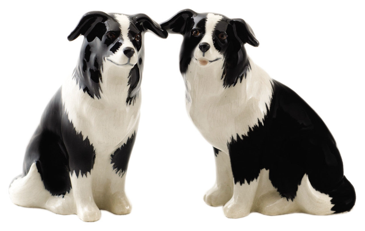 Quail Border Collie Salt And Pepper Set