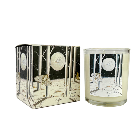 20cl Illustrated Wildlife Candle Winter Moon -Shiso, Frankincense and Vetiver