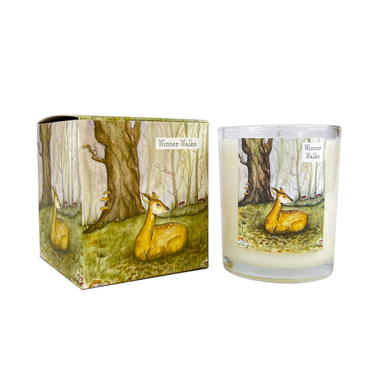 20cl Illustrated Wildlife Candle Winter Walks