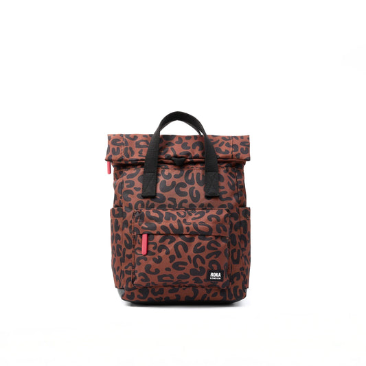 Roka Canfield Small Canvas Scarlet Leopard