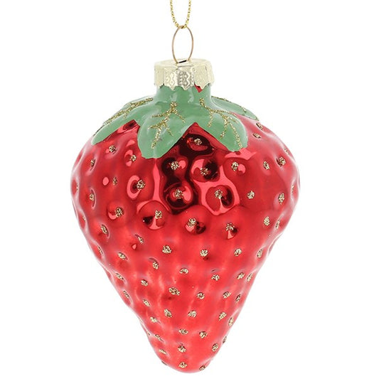 Foodie Xmas Strawberry Hanging Decoration