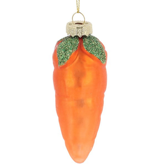 Foodie Xmas Carrot Hanging Decoration