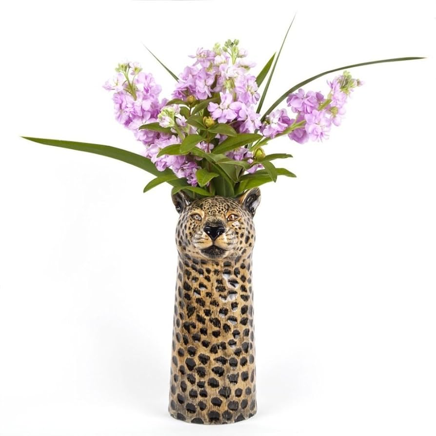Quail Leopard Vase