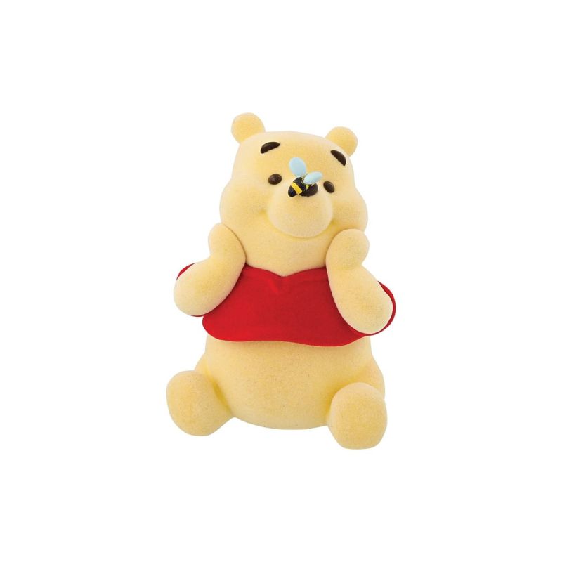 Flocked Winnie the Pooh Figurine