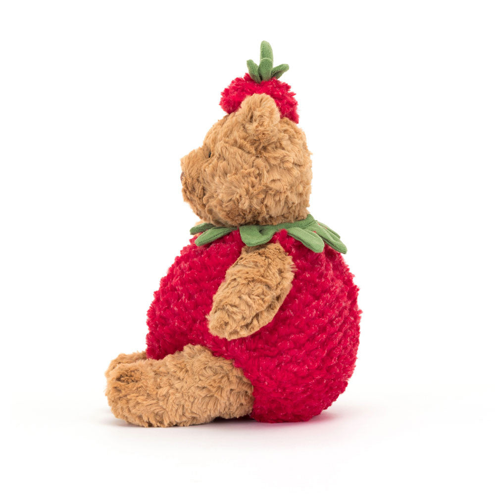 Jelllycat Bartholomew Bear Strawberry
