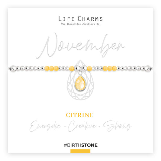 Life Charms Birthstones - November