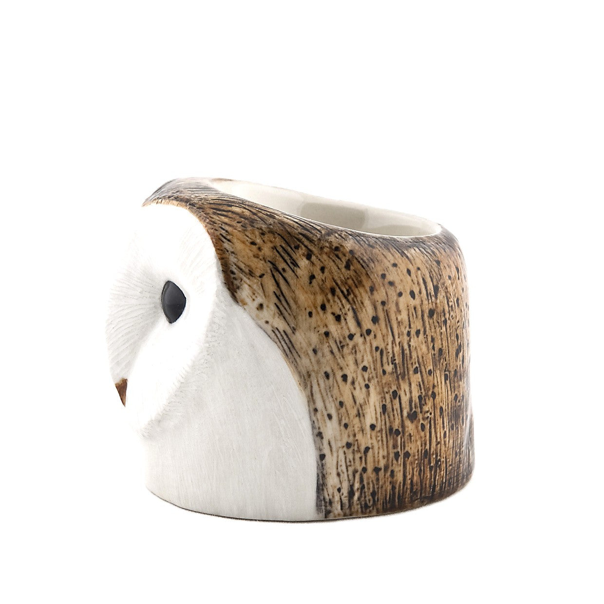 Quail Barn Owl Face Egg Cup