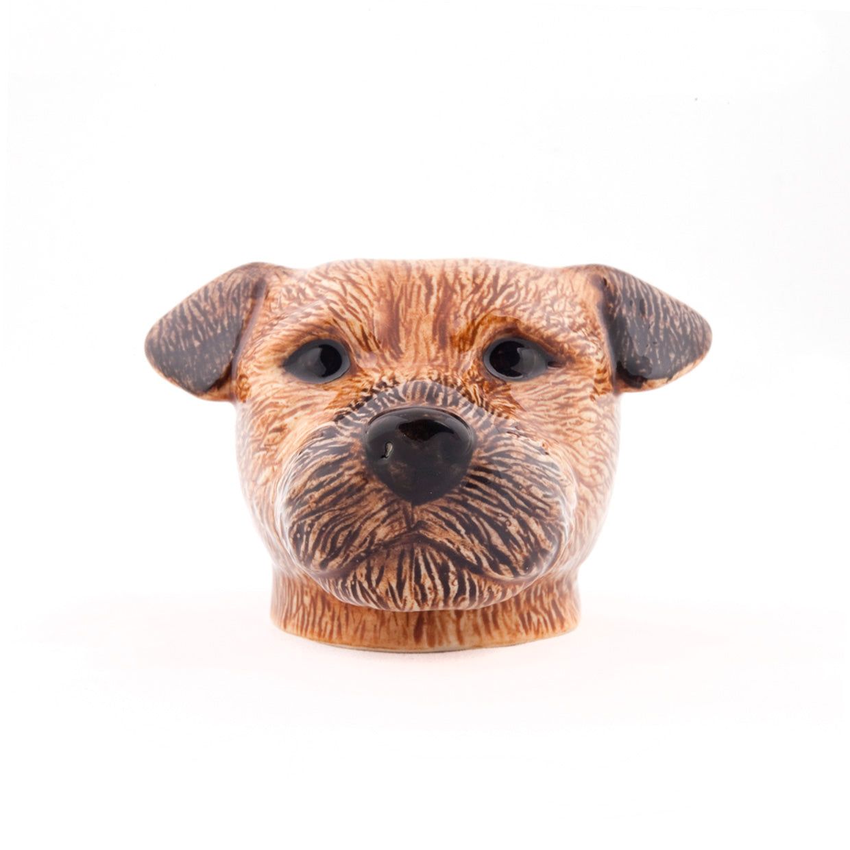 Quail Border Terrier Face Egg Cup