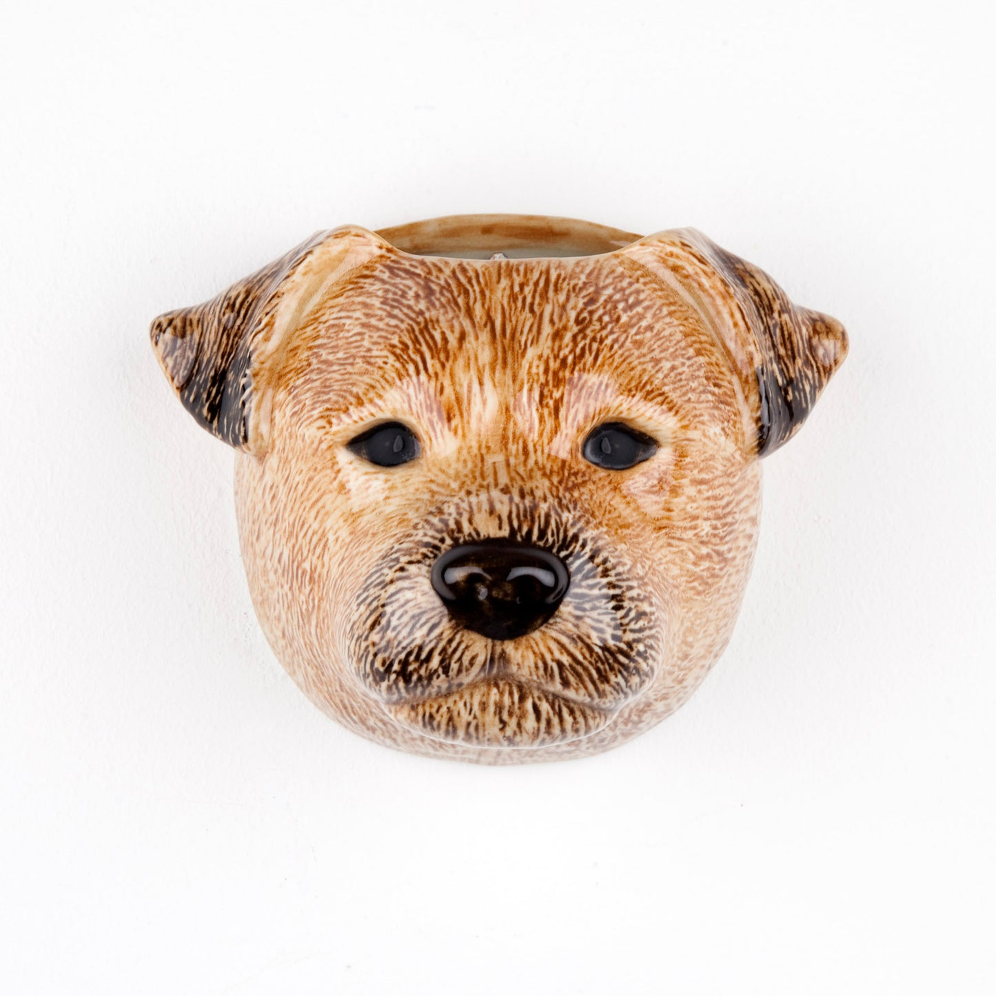 Quail Border Terrier Wall Vase Small
