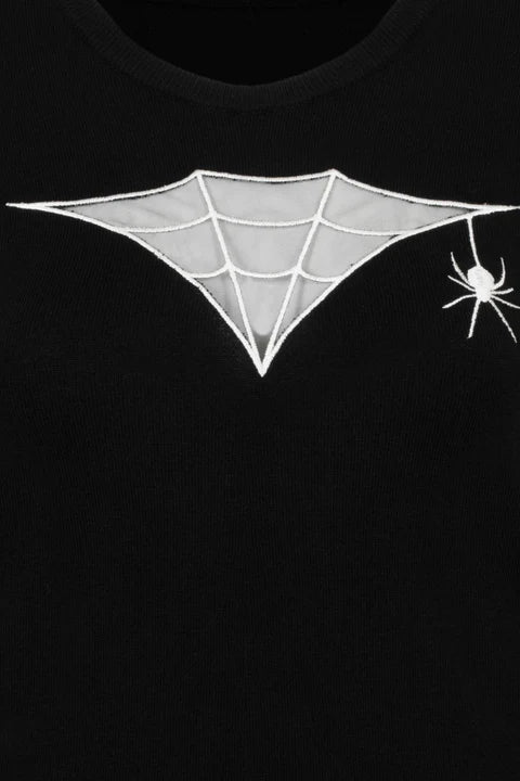 Hell Bunny Cobweb Top