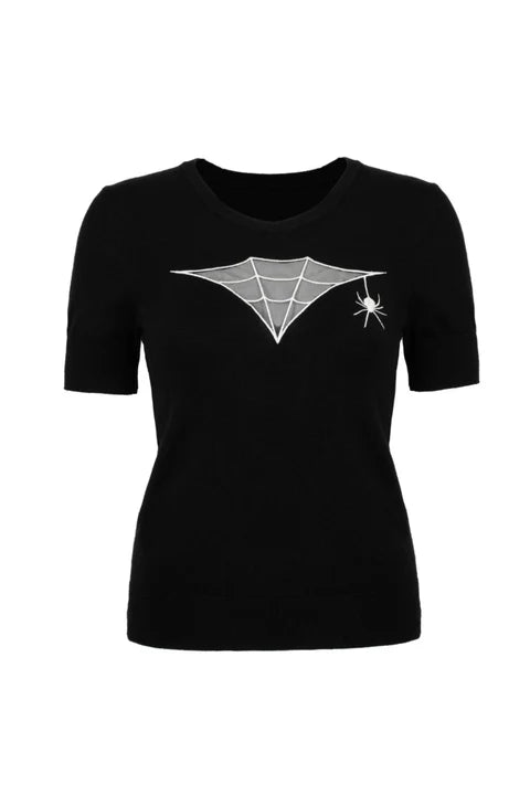 Hell Bunny Cobweb Top