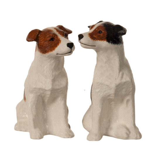 Quail Jack Russell Salt and Pepper Set