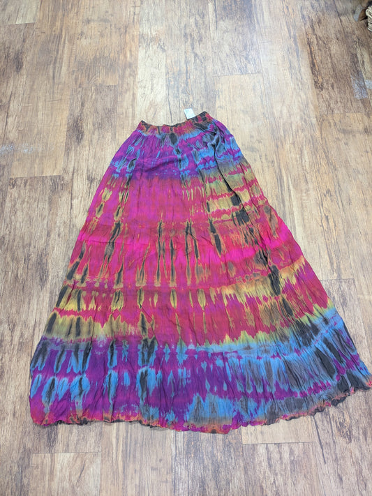 Fashion X Long Tie-Dye Skirt