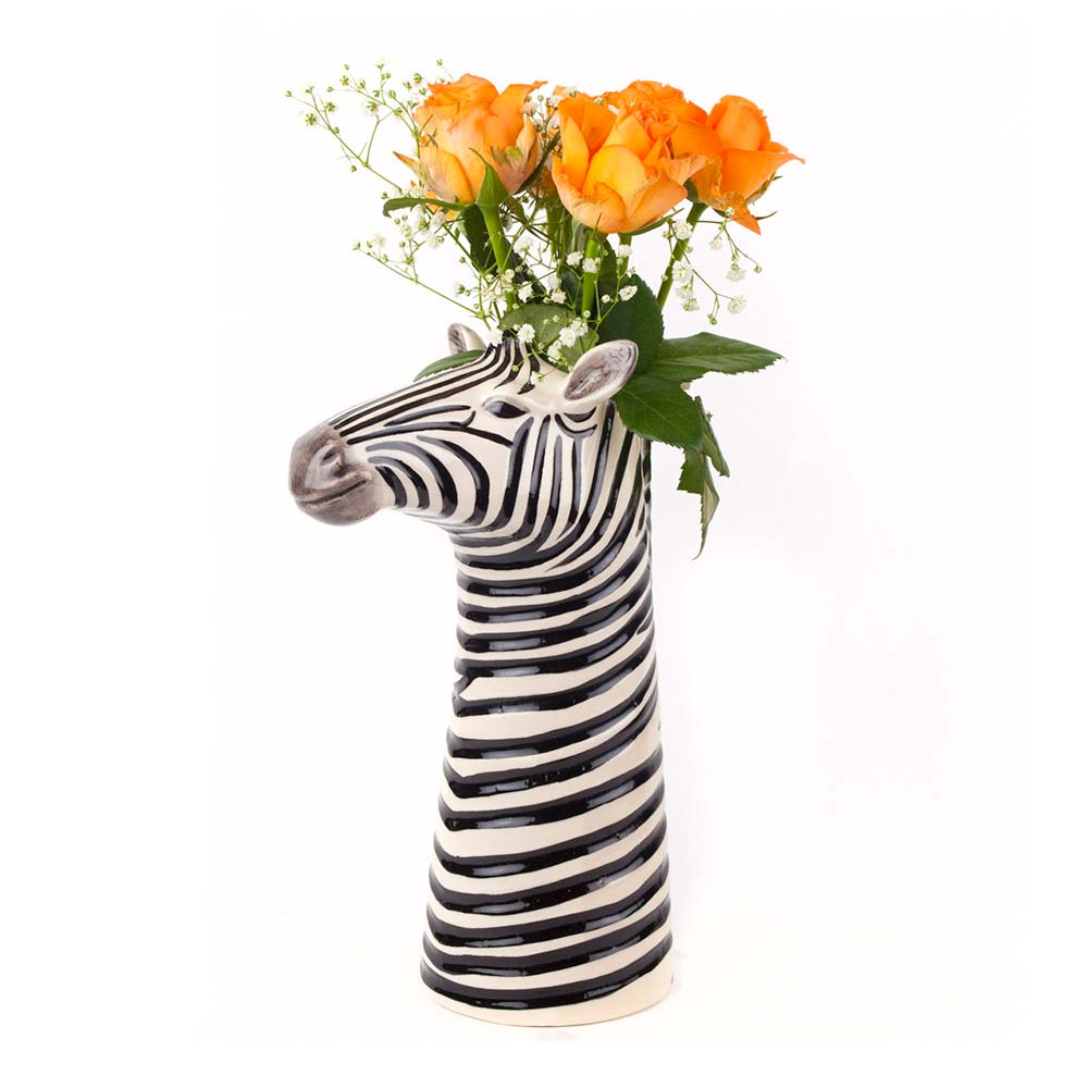 Quail Zebra Vase