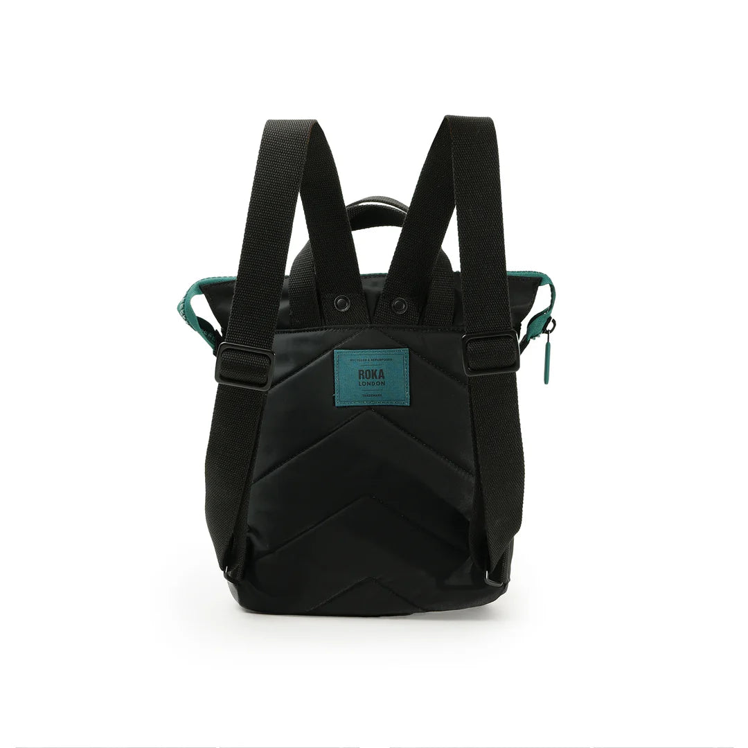 Roka Bantry B All Black Teal Small Nylon