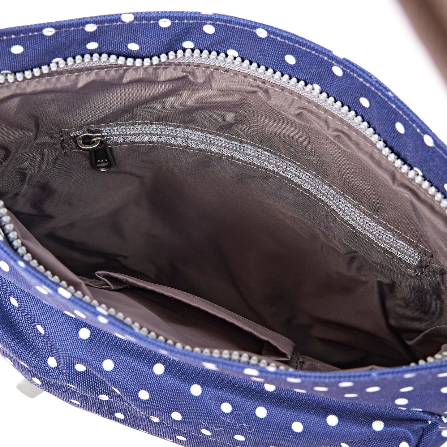 Roka Kennington B Canvas Navy Polka Dot
