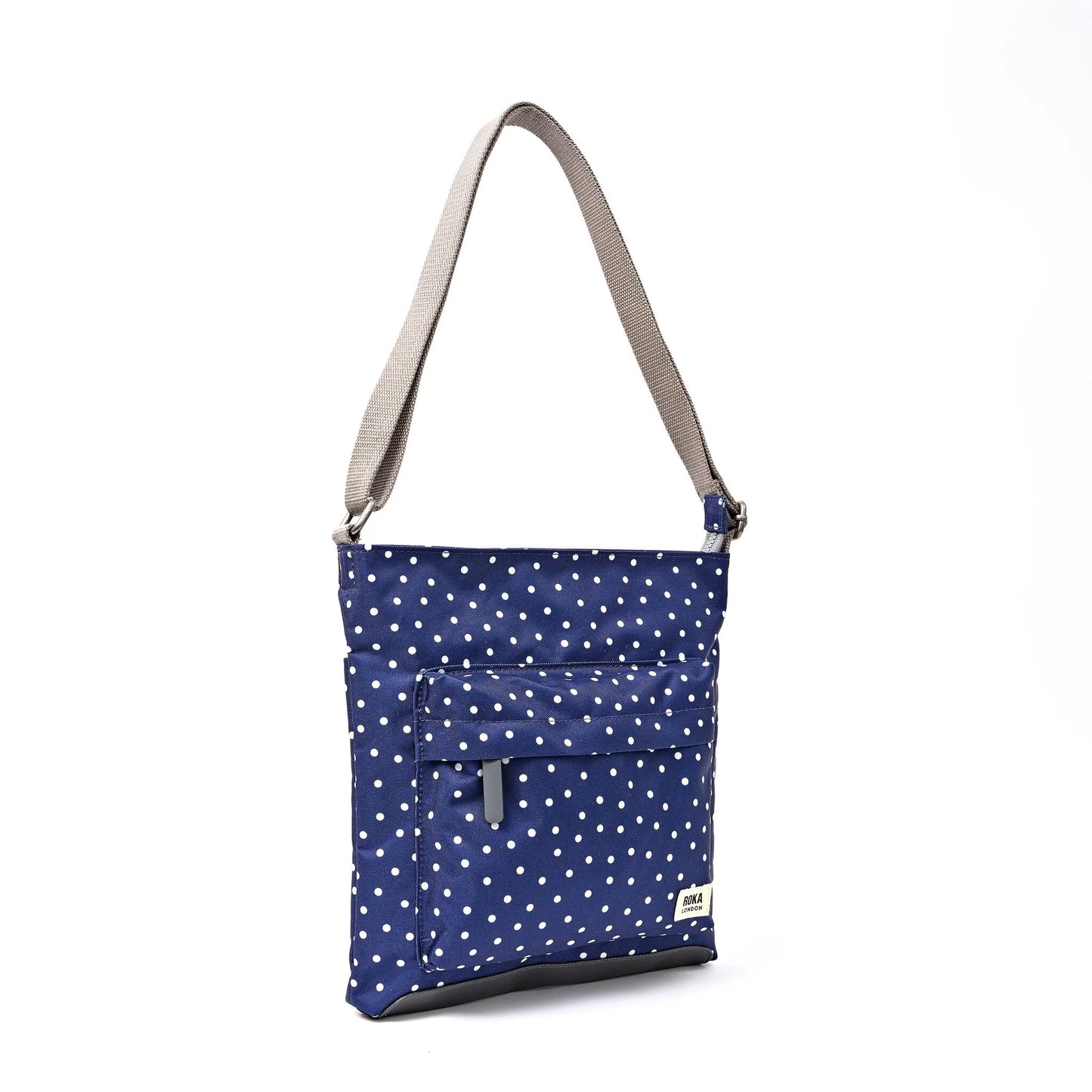 Roka Kennington B Canvas Navy Polka Dot