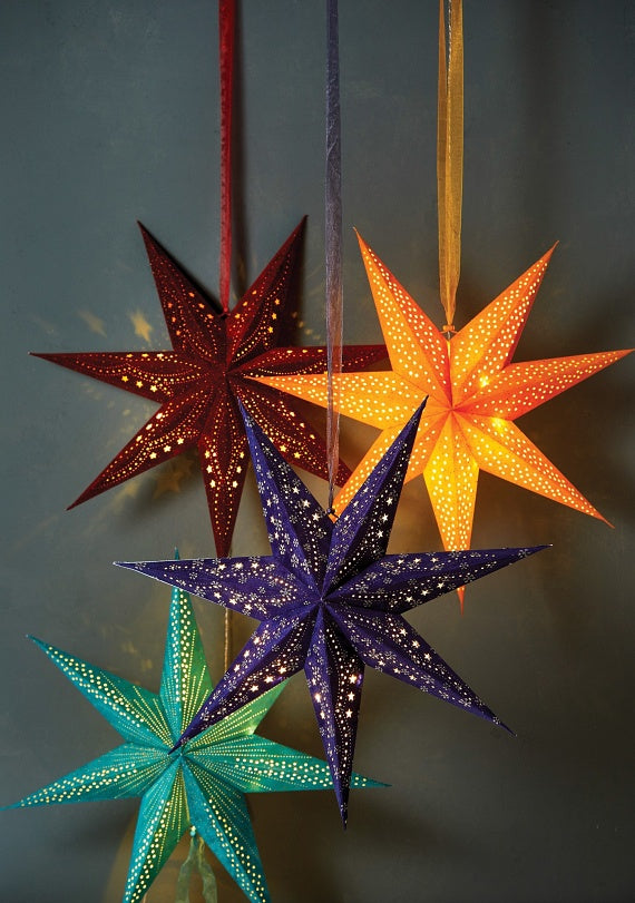 Star Lampshade - Blue