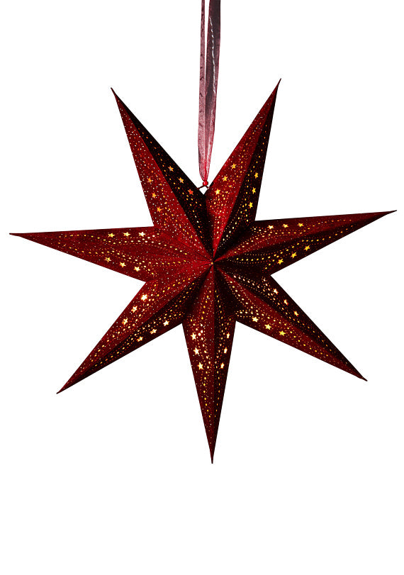 Star Lampshade - Red
