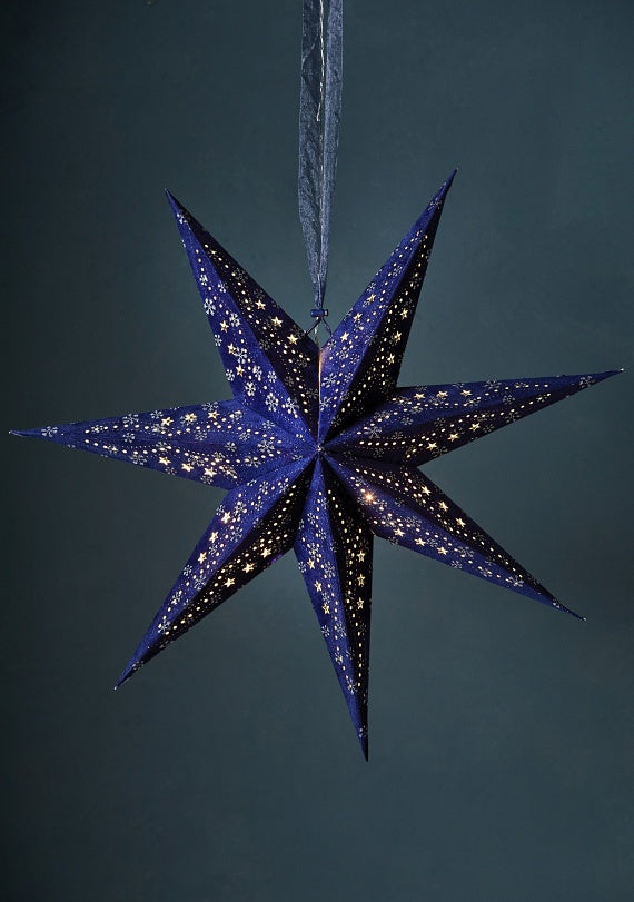 Star Lampshade - Blue