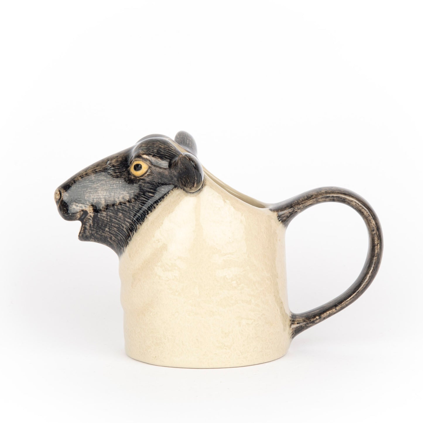 Quail Black Suffolk Sheep Jug Medium