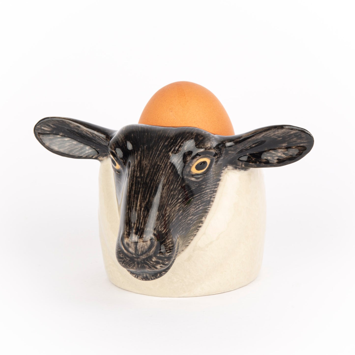 Quail Black Suffolk Sheep Face Egg Cup