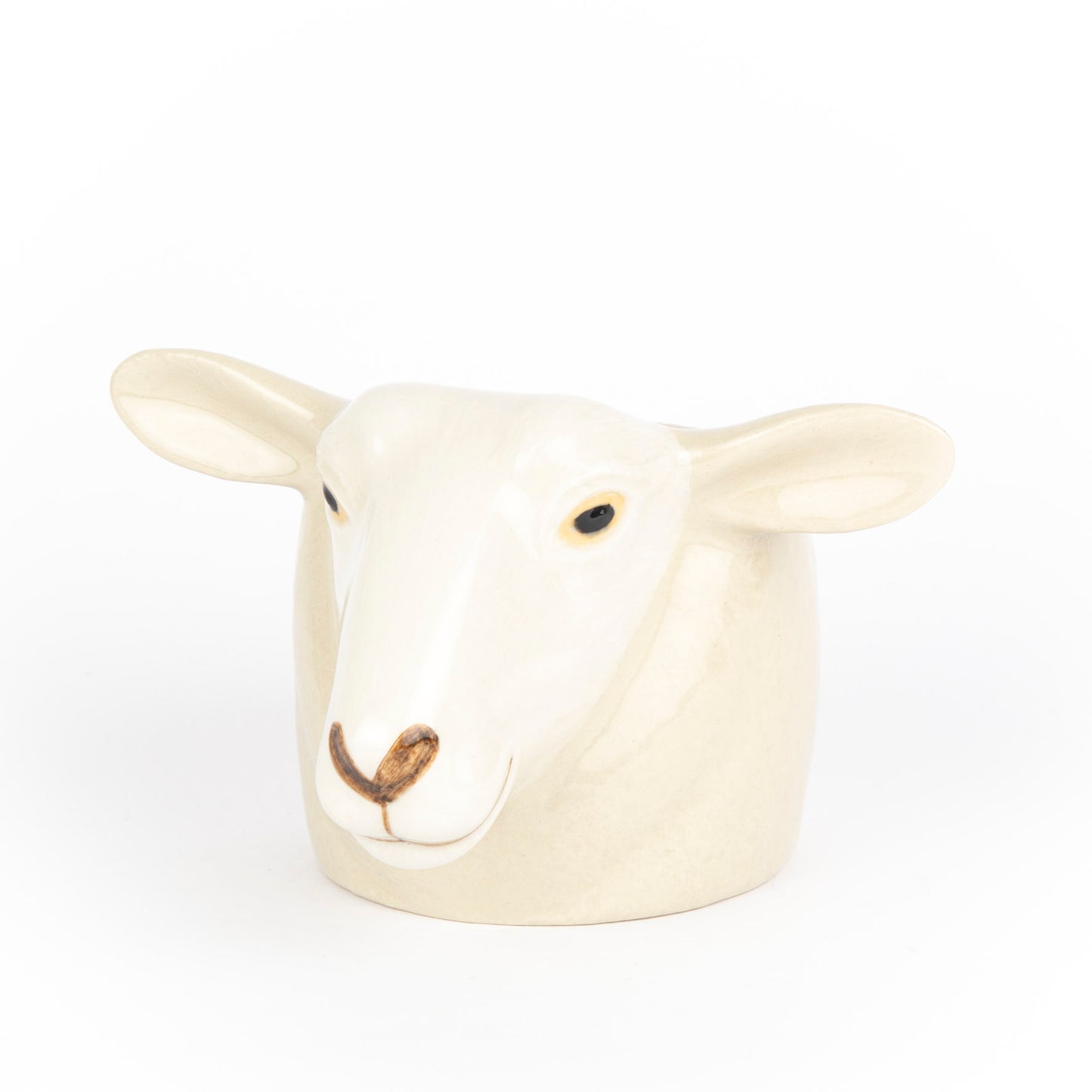 Quail White Suffolk Sheep Face Egg Cup