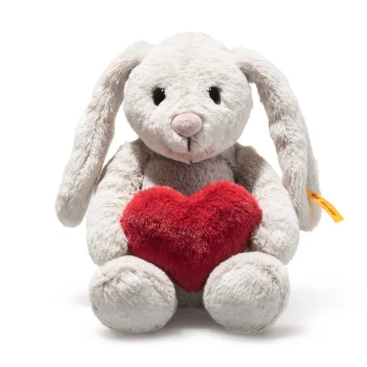 Steiff Hoppie Rabbit Love - Grey