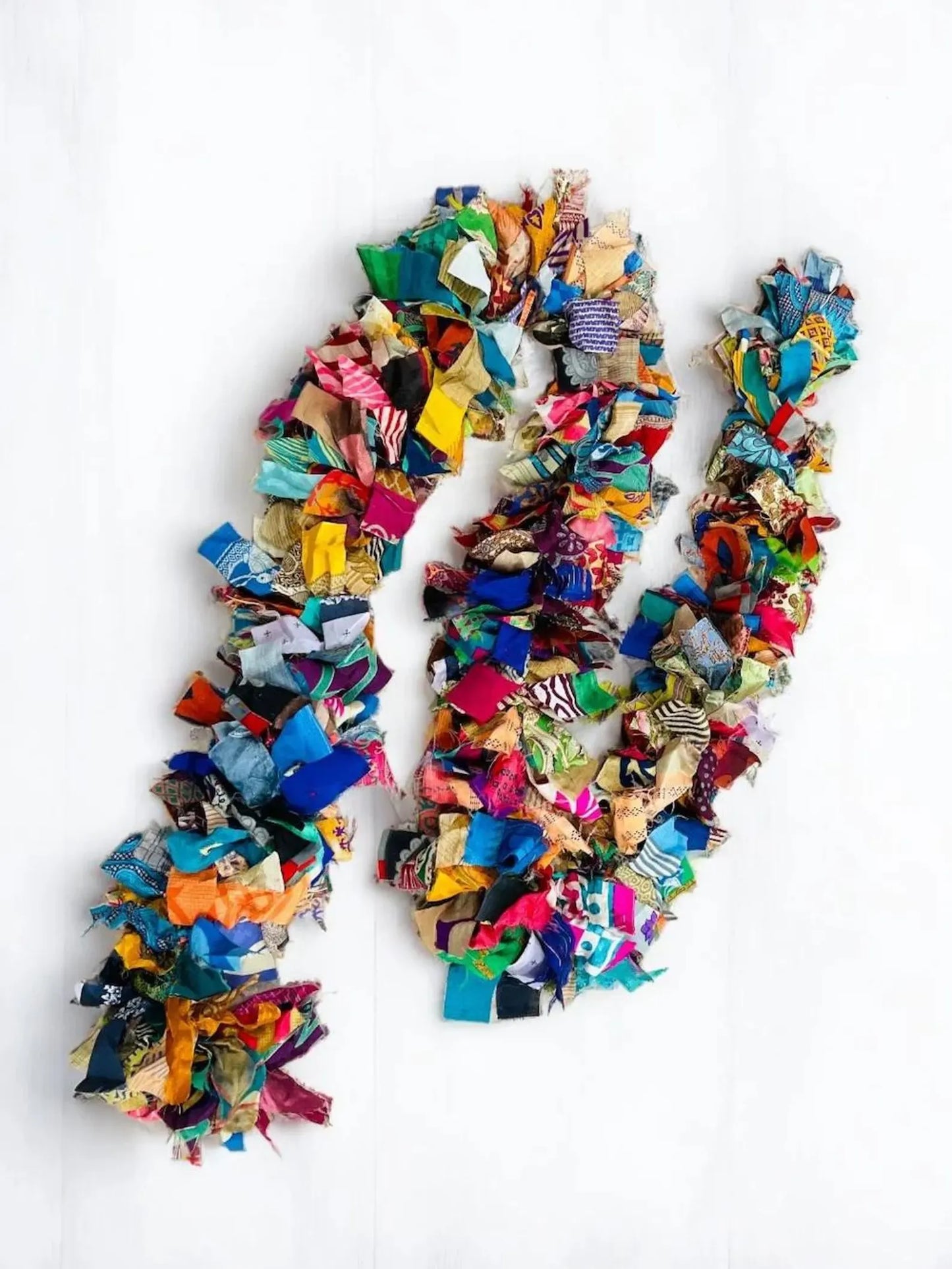 Recycled Sari Tinsel Garland Multi