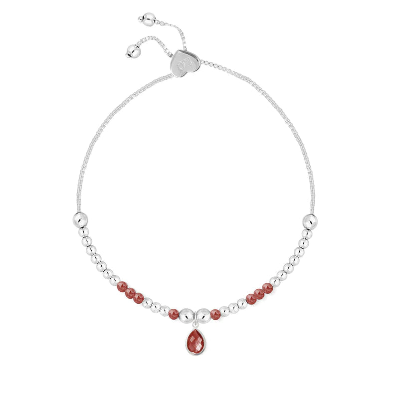 Life Charms Birthstone Bracelet - January