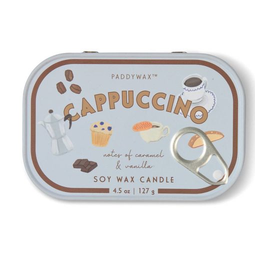 Cappuccino Tin Candle
