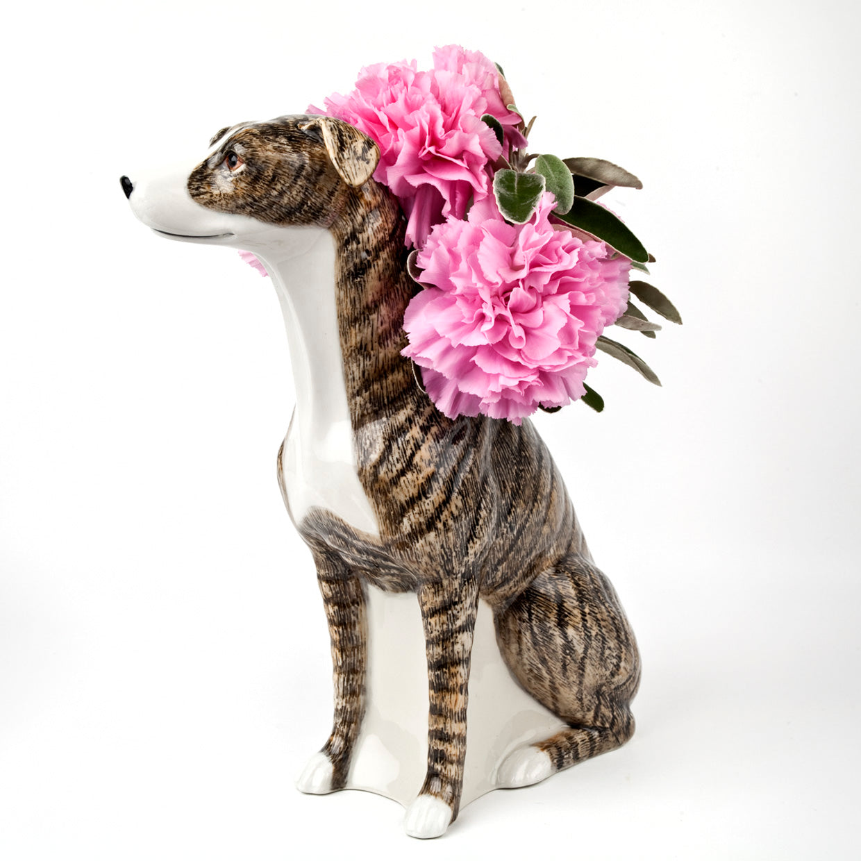 Quail Greyhound Flower Vase