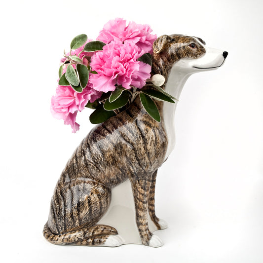 Quail Greyhound Flower Vase