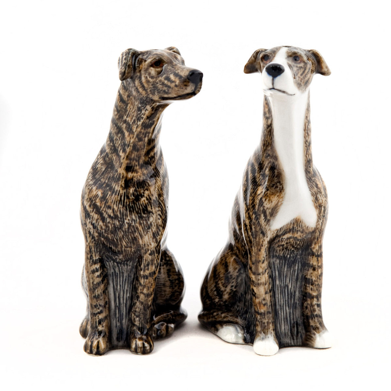 Quail Greyhound Brindle Salt And Pepper Set