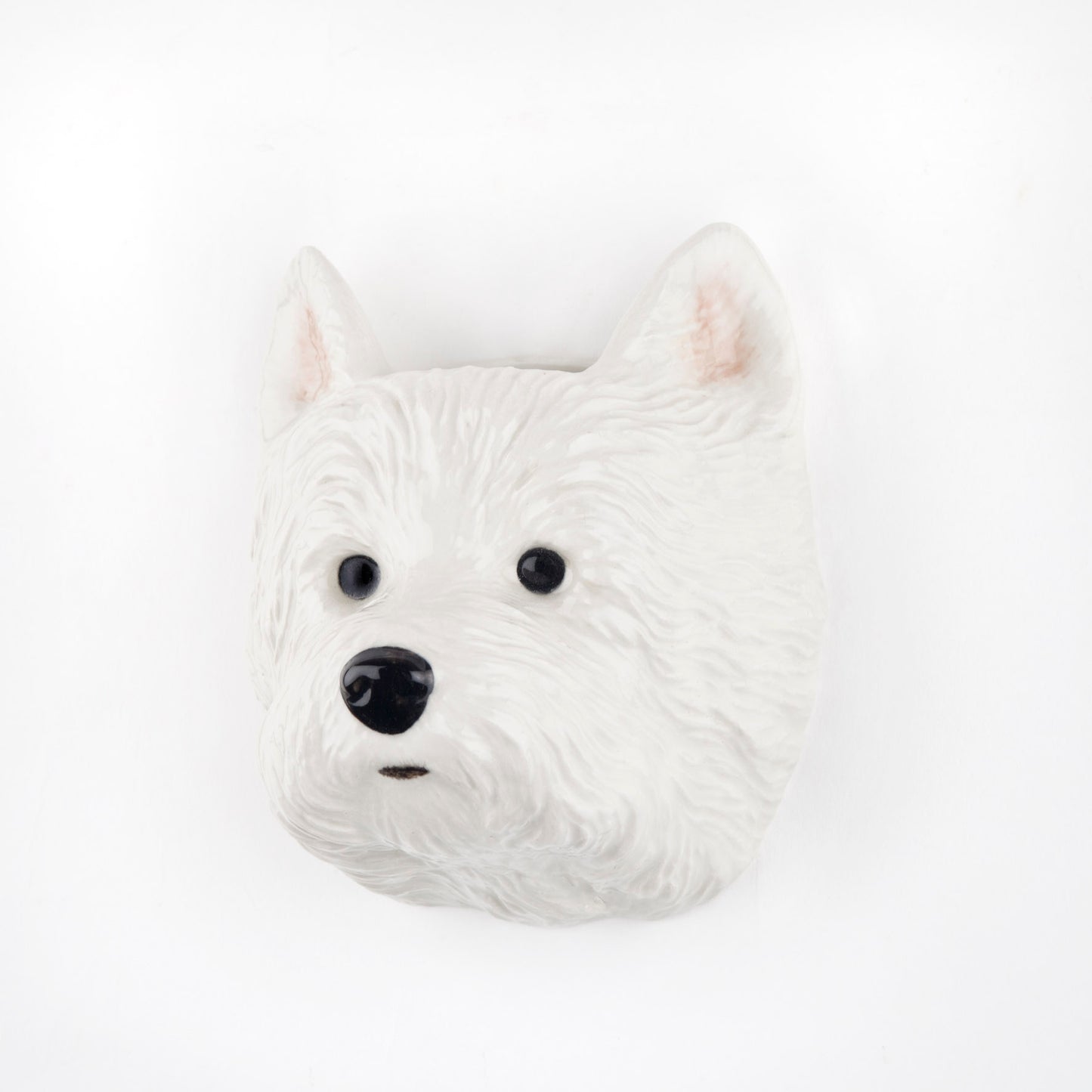 Quail Westie Wall Vase Small