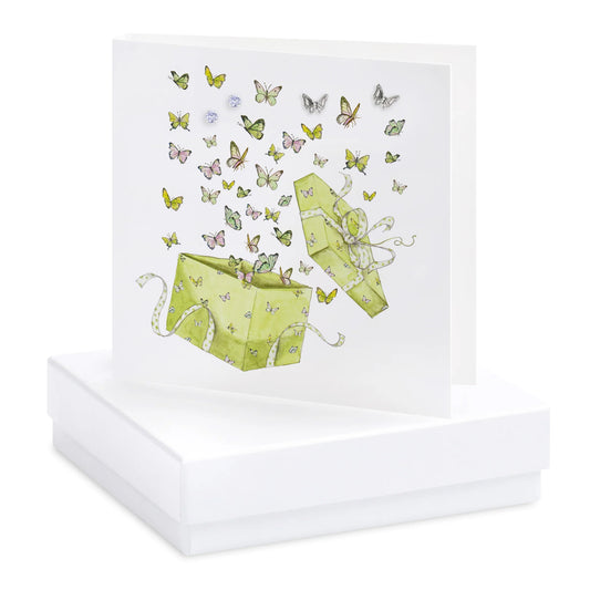 Crumble & Core Boxed Butterflies Earring Card