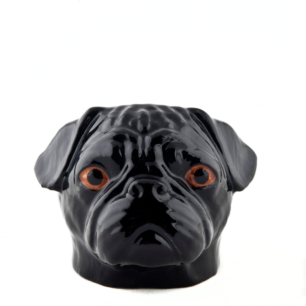 Quail Pug Black Egg Cup